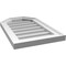 Ekena Millwork Octagonal Top Surface Mount PVC Gable Vent w/ 2"W x 1-1/2"P Brickmould Frame, 14"W x 22"H GVPOT14X2202SN - alternate 3